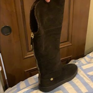 Michael Kors Suede Winter Lined Boots